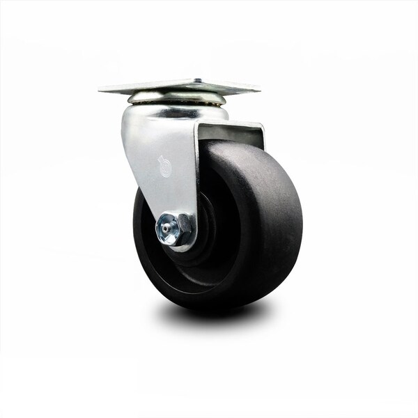 4 Inch Glass Filled Nylon Wheel Swivel Caster with Ball Bearing
